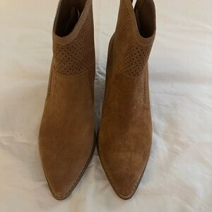 Treasure & Bond Brown Suede Ankle Booties